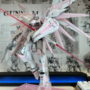 Gundam Freedom MG Pink Ombre Custom Paint Model