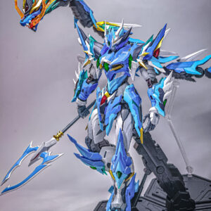 Ao Bing & Green Dragon Mecha Model - Artisanal Handmade Masterpiece