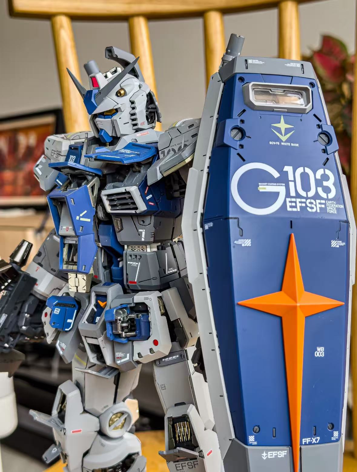 Gundam PUG - Blue-Silver Coating Handcrafted Finished Product - 图片 6