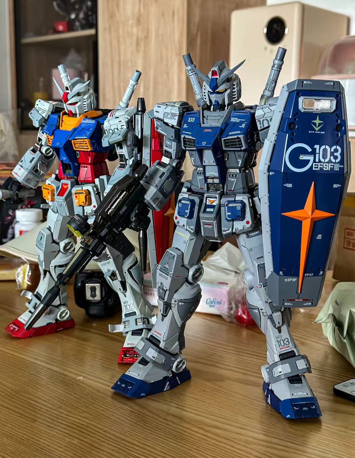 Gundam PUG - Blue-Silver Coating Handcrafted Finished Product - 图片 7