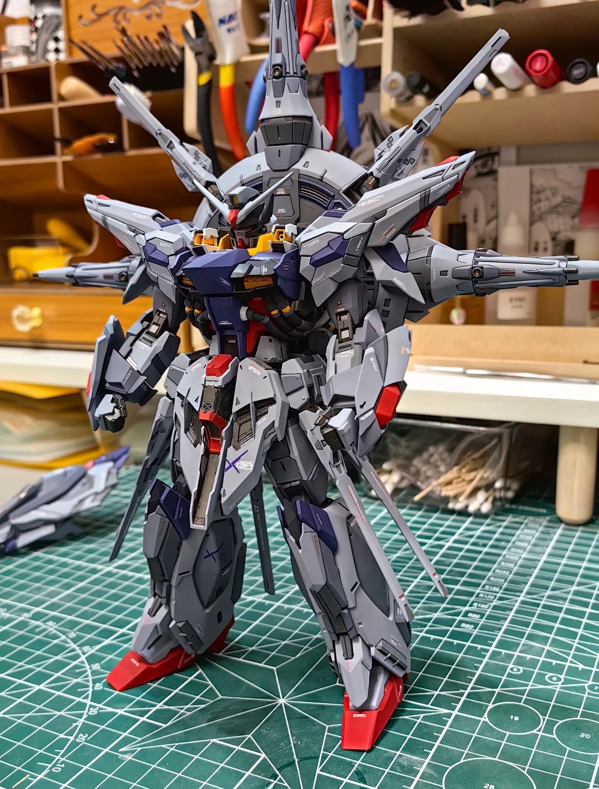 MG Providence Gundam Hand-Painted Finished Model with Custom Add-On Parts - 图片 2