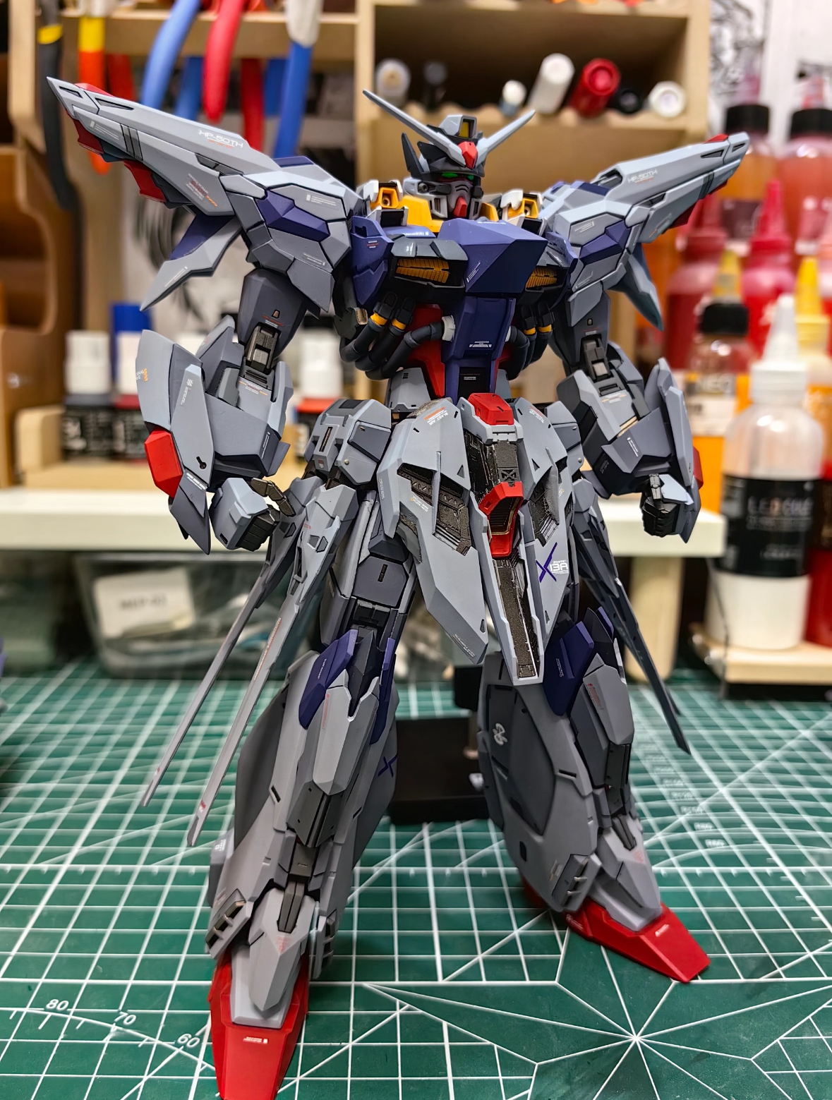 MG Providence Gundam Hand-Painted Finished Model with Custom Add-On Parts - 图片 3