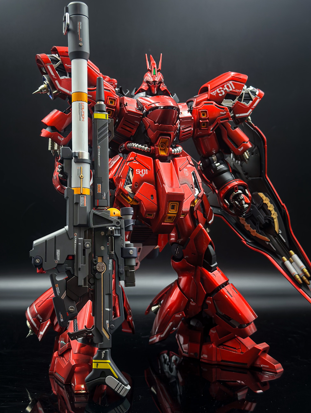 MG Char's Zaku II (Premium Chrome Custom) Handcrafted Finished Model