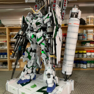 Gundam PG Full Armor Unicorn - Shadow Paint Handmade Model